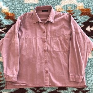 Pink over sized jacket